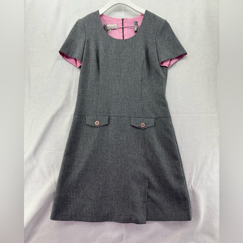 Donna Rocco New York Grey Sheath dress size 10 - Picture 1 of 5